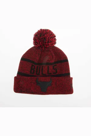 New Era Mens Accessories Chicago Bulls Jake Cuff Knit Bobble Hat in - Size Medium/Large
