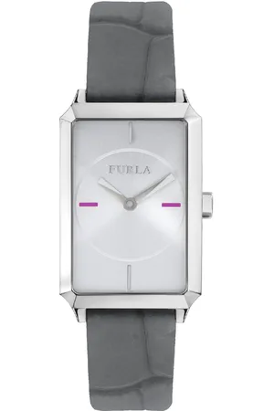 Furla Womens R4251104503 22X32mm 2H Silver Dial Beige - - One Size