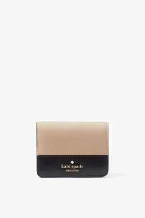 Kate Spade Womens Madison Colorblock Saffiano Leather Small Bifold Wallet - - One Size