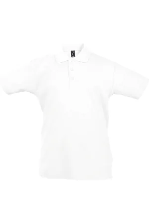 Sols Childrens Unisex Kids Summer II Pique Polo Shirt Cotton - Size 10Y
