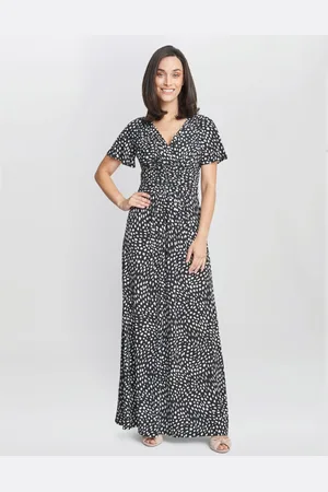 Gina Bacconi Womens Gia Jersey Maxi Dress - - Size 12 UK