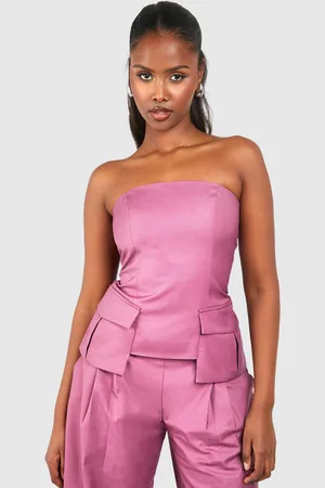 Boohoo Womens Pocket Detail Longline Corset - - Size 14 UK