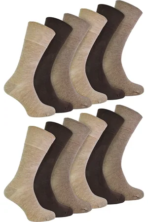 IOMI 12 Pair Multipack Mens Diabetic Bamboo Socks