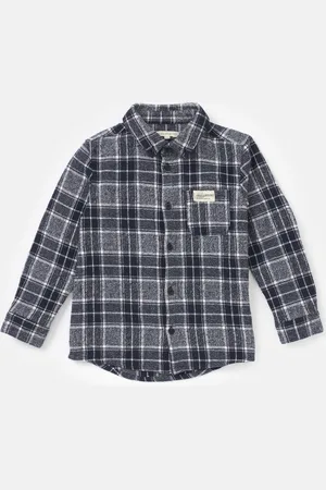 Angel & Rocket Boys Noah Check Pocket Shirt - Size 6Y