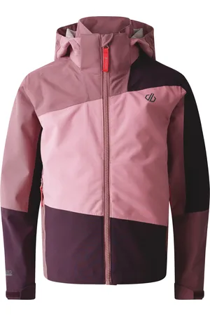 Regatta Kids Unisex Childrens/Kids Explore II Waterproof Jacket (Deep Plum/Mauve) - - Size 14Y