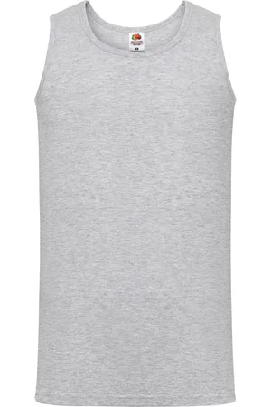 Fruit Of The Loom Mens Valueweight Heather Athletic Vest Top (Heather ) - Size 2XL