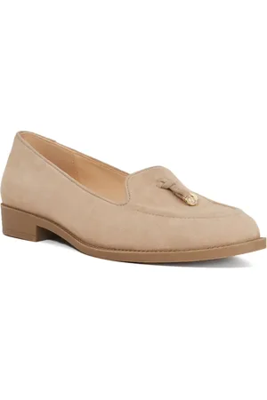 Dune Womens Ladies Globals - Leather Tassel Loafers - Suede - Size UK 4