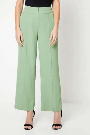 wallis Womens Petite Stitch Detail Wide Leg - - Size 14 UK