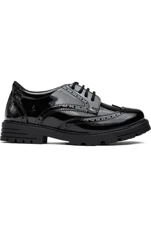 Hush Puppies Girls Maxine Patent Shoes - Leather - Size UK 6