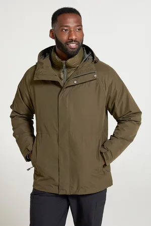 Mountain Warehouse Mens Alaskan 3 In 1 Waterproof Jacket - Size Small