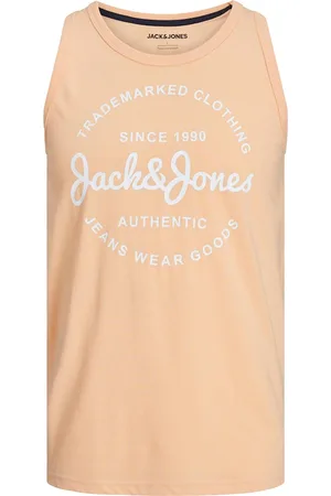 JACK & JONES Mens Sleeveless Vest Logo - - Size Small