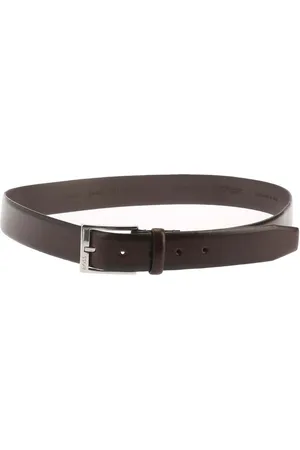 HUGO BOSS Mens Accessories Branded Buckle Belt in Leather - Size 30 inches