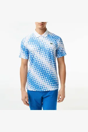 Lacoste Mens Sport Tennis x Novak Djokovic Ultra Dry Polo Shirt in Multi colour - - Size Medium