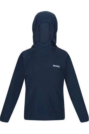 Regatta Childrens Unisex Childrens/Kids Loco Micro-Stripe Hoodie (Moonlight Denim/Black) - - Size 15-16Y
