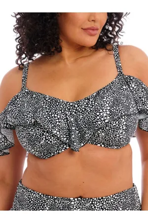 Elomi Womens Pebble Cove Underwired Bikini Top - Polyamide - Size 38HH