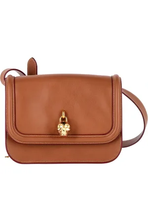Alexander McQueen Pre-owned Womens Skull Padlock Shoulder Bag in Brown Leather - Sheepskin - One Size