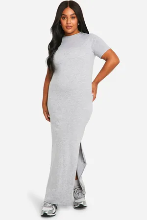 Boohoo Womens Plus T-shirt Maxi Dress - Cotton - Size 26 UK