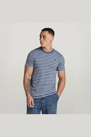 G-Star Mens G-Star RAW Stripe Slim T-Shirt - Cotton - Size X-Small