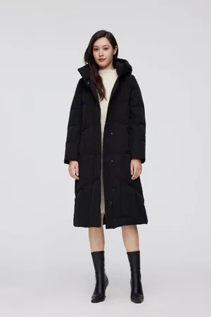 Bosideng Womens Full Length Hooded Goose Down Jacket - - Size 12 UK