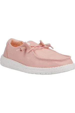 Hey dude Wendy Canvas 100% Cotton WoMens Loafers - Size UK 7