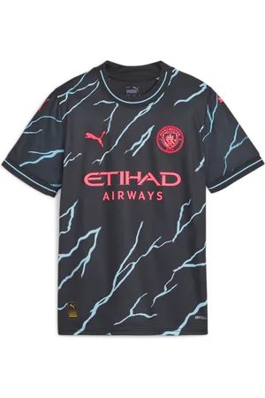PUMA Childrens Unisex Kids Manchester City 23/24 Third Jersey - - Size 5-6Y