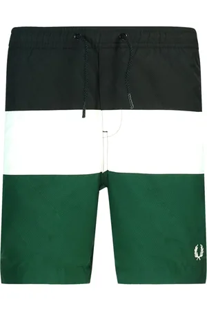 Fred Perry Mens Colour Block S8510 426 Swim Shorts - Size X-Small