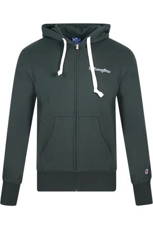 Champion Mens Classic Script Logo Zip Hoodie Cotton - Size X-Small