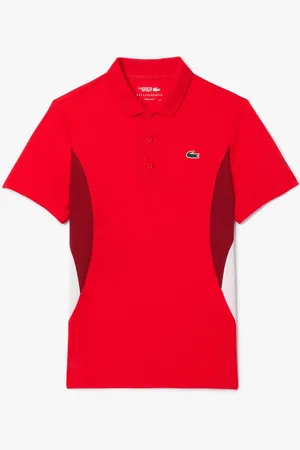 Lacoste Mens Sport Tennis x Novak Djokovic Fan Regular-Fit Polo Shirt in - Size X-Large