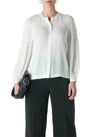 Whistles Womens Cristen Stripe Blouse - - Size 8 UK