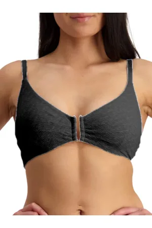 Moontide Womens Metallic Chic U Wire Bikini Top - Polyamide - Size 36E