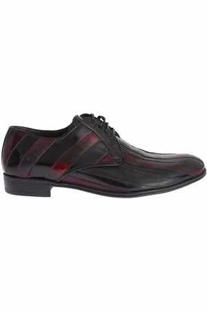 Dolce & Gabbana Mens Bordeaux Leather Dress Formal Shoes - Size 39.5 EU/IT