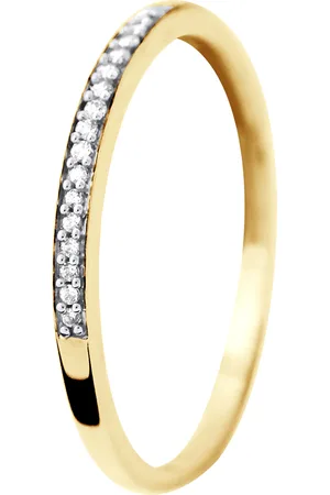 Diadema Womens - Ring - Prestige Jewelery - Diamonds - Yellow Gold - - Size N
