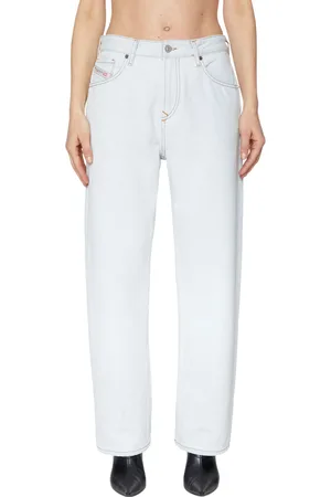 Diesel Womens Denim Jeans Loose Fit Straight Leg - - Size 32W/34L