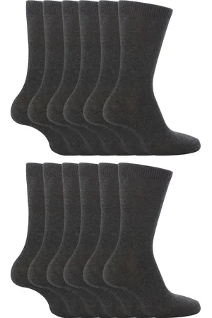 Sock Snob 12 Pair Multipack Kids Plain School Socks
