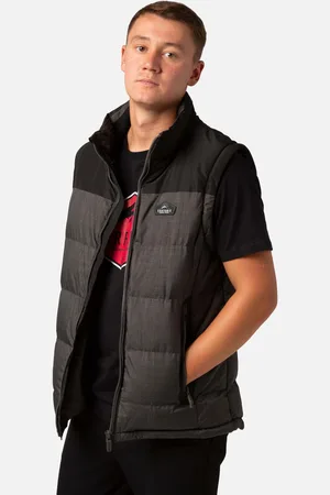 Surfanic Trapper Mens Insulated Gilet Dark - Size Small