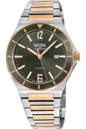Gevril Mens High Line 48405B Swiss Automatic Sellita SW200 Watch - Stainless Steel - One Size