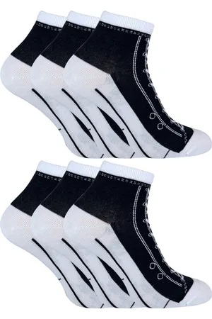 Sock Snob Womens 6 Pair Multipack Socks That Look Like Shoes