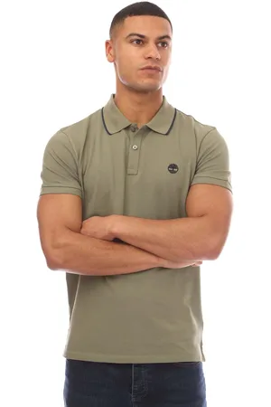 Timberland Mens Millers River Printed Neck Polo Shirt in - Size Small