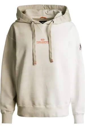 Parajumpers Womens Cher Shaded Brand Logo Faded Hoodie Cotton - Size Small