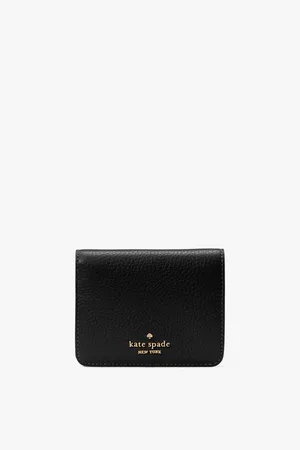 Kate Spade Womens Lena Pebbled Leather Small Bifold Wallet - - One Size