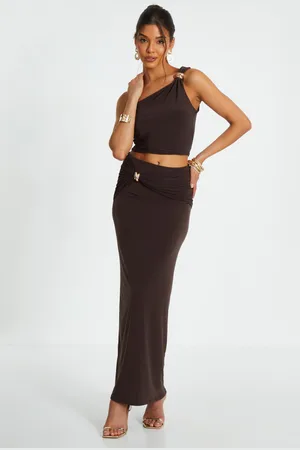 Quiz Womens Maxi Skirt - Size 6 UK