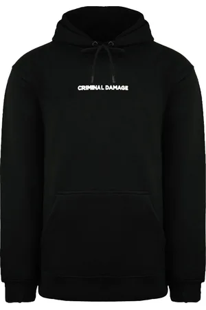 Criminal Damage Worldwide Mens Hoodie Cotton - Size Medium