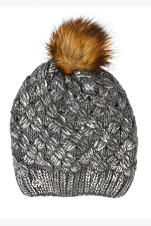 Buff Womens Knitted hat with fleece lining 100200 - - One Size