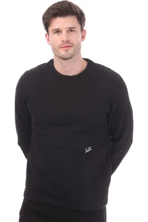 C.P. Company Mens Diagonal Fleece Crewneck Sweatshirt in Cotton - Size X-Small