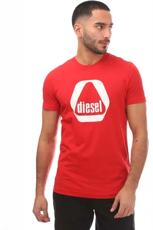 Diesel Mens T-Diegor 7-E T-Shirt in Cotton - Size Medium