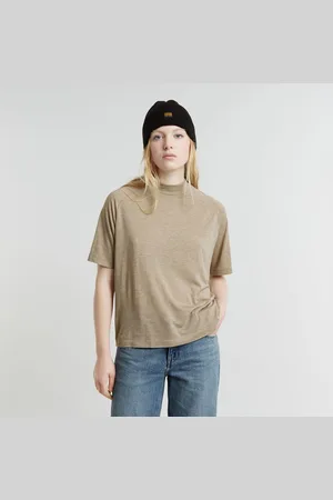 G-Star Womens G-Star RAW Saddle Sleeve Boxy Top - viscose - Size Small
