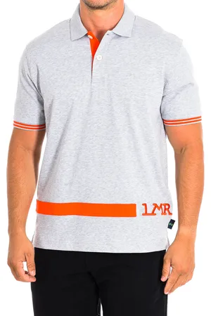 La Martina Mens Short Sleeve Polo TMP304-JS303 man - Cotton - Size Large