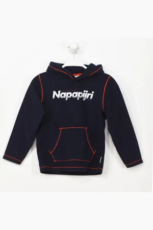 Napapijri Boys K TAU fleece sweatshirt high neck with hood GA4EPP boy - - Size 8Y