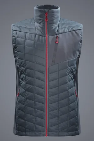 Mountain Warehouse Mens Ultra Siurana Softshell Hybrid Gilet - Size 2XS