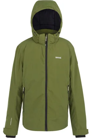 Regatta Mens Frelton Waterproof Insulated Jacket (Nephrite /Black) - Size 3XL